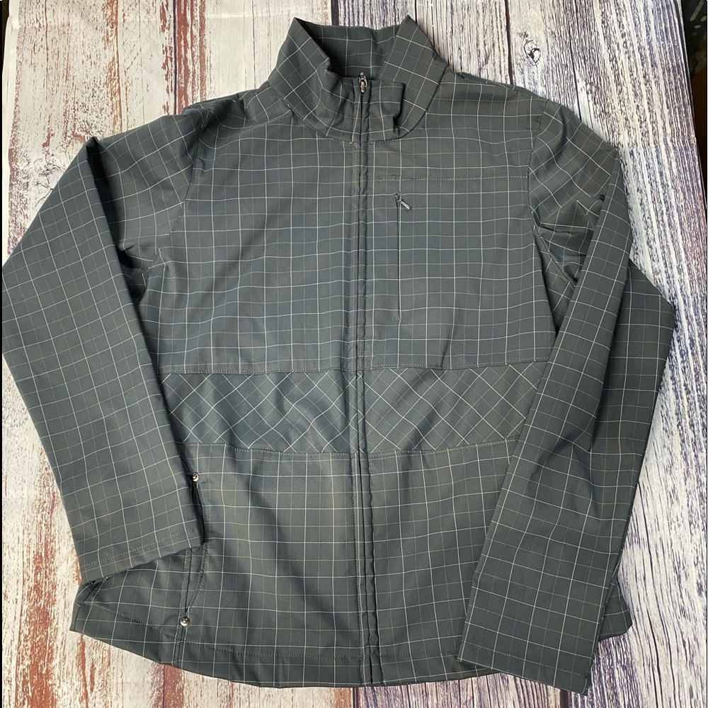 LOLE | WOMENS LIGHTWEIGHT LINE DESIGN POCKETED ZIP UP JACKET SZ 12